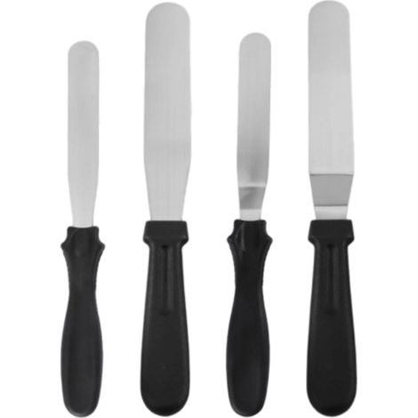 Espátula Para Crema - Rasqueta Para Mantequilla - Cuchillo Alisador - Herramienta Para Mezclar Y Cortar - Para Repostería Casera - 5 Unidades (1/5)