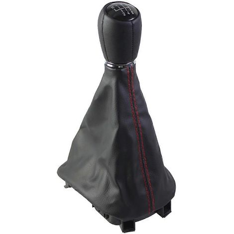 Pommeau de levier de vitesses rouge pour Seat Leon 1 MK1, Toledo LL MK2 Gait (1998-2005), boîte manuelle 6 vitesses. (1/5)