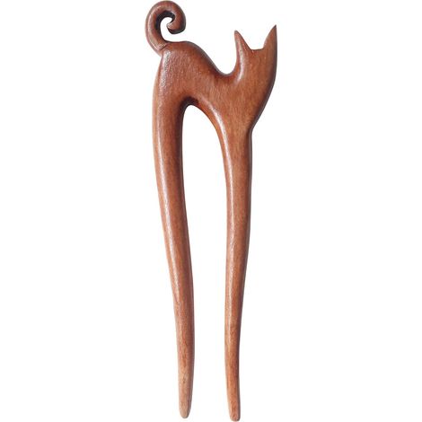 Epingle À Cheveux - Brosse À Cheveux En Bois - Accessoire Pour Coiffure - Pour Femme - 1 Pièce (1/5)