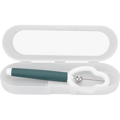 Exerciceur professionnel de pointe de langue en PP et acier inoxydable, outil vert d'entraînement musculaire oral pour renforcer la force linguale. (1/5)