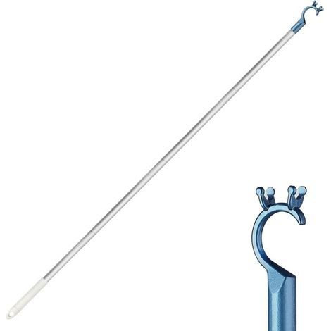 Bac à ouverture de fenêtre de toit avec tige et crochet - Tige d’ouverture de fenêtre de toit avec crochet, rallonge d’ouvre-fenêtre avec tige et crochet, rallonge de poignée de fenêtre avec crochet (1/5)