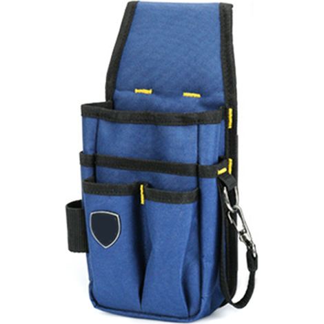 Ceinture porte-outils latérale en toile, poche multifonction pour menuiserie, sac de travail à ceinture utilitaire (1/5)