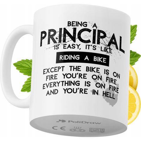 Taza divertida para director/a, taza de café/té con diseño gráfico y texto humorístico. Taza ideal para cumpleaños, onomásticas, días festivos. Taza premium para ocasiones especiales en casa, oficina, (1/5)