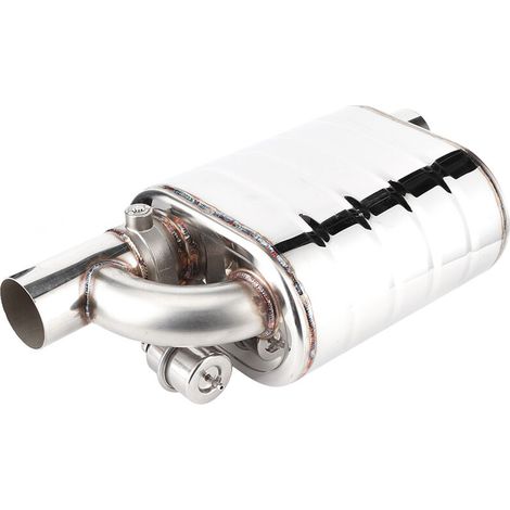 63mm Universel De Voiture lectrique Soupape D'échappement En Acier Inoxydable Port Distance Dispositif Pompe Vide Tuyau Variable Silencieux (1/4)
