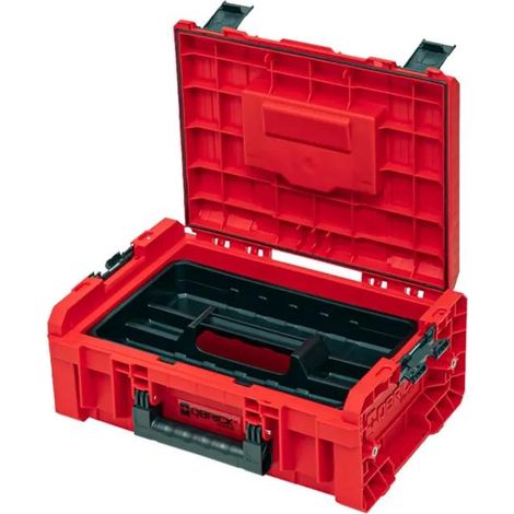 Qbrick System PRO Technik Case 2.0 RED ULTRA HD Maletín de herramientas a medida 450 x 332 x 171 mm 12 l apilable IP54 con estante (1/3)