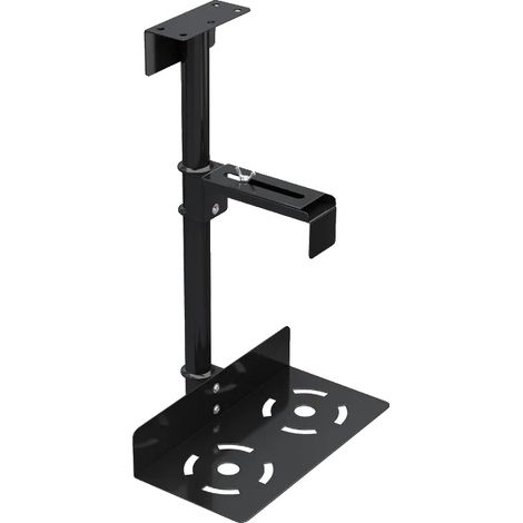 Soporte para CPU de ordenador, diseño ajustable, carga máxima 30 kg, NEGRO (1/2)