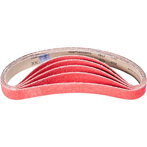 PFERD TOOLS Keramikkorn Schleifband BA 30x610mm CO-COOL40 für Edelstahl-Schliff mit Rohrbandschleifer 10 Stk (1/5)