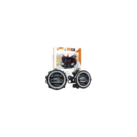 Kit feux additionnels LED + Halo2 - Honda GL 1800 Goldwing 2012-2017 - 6500K - 54W - Homologué - NOIR (1/5)