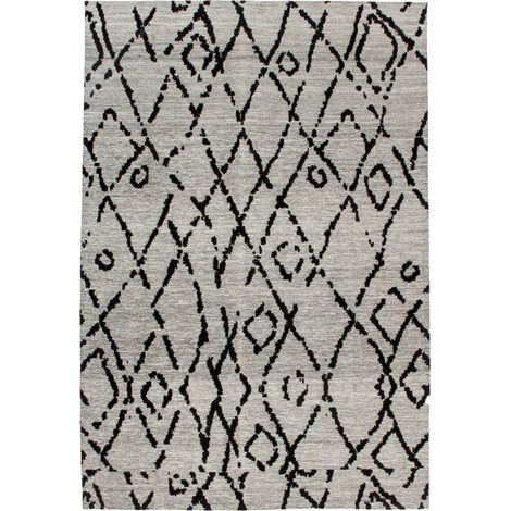 Tapis rivière 110 gris noir - 120 x 170 cm