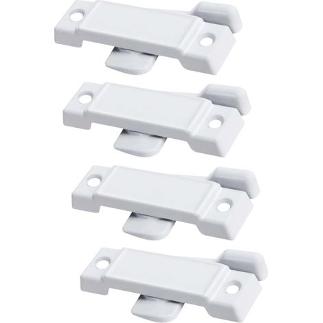4pcs Fenêtre Remplacement des verrous Sash Keeurs Keepers Bureaux Enfants Sécurité de sécurité Verrouille pour la chambre Nurserie de chambre
