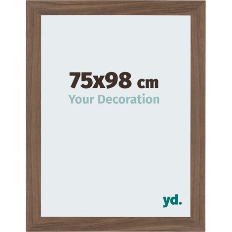 Cadre Puzzle 75x98 cm - Noyer Foncé - MDF - Mura. (1/5)