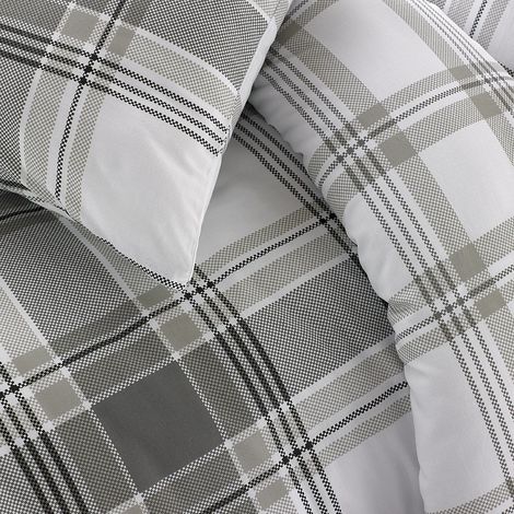 Parure de lit réversible Douce avec Housse de Couette et taies d'oreiller - King Size (220 x 230 cm) (1/3)
