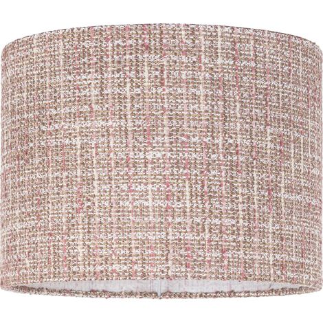 Abat-jour rose tendance style moderne pour lampe élégante - Rose texturé tendance (1/5)