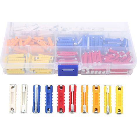 Kit de 200 fusibles torpilles pour voitures européennes de l'Est, plastique technique (1/5)