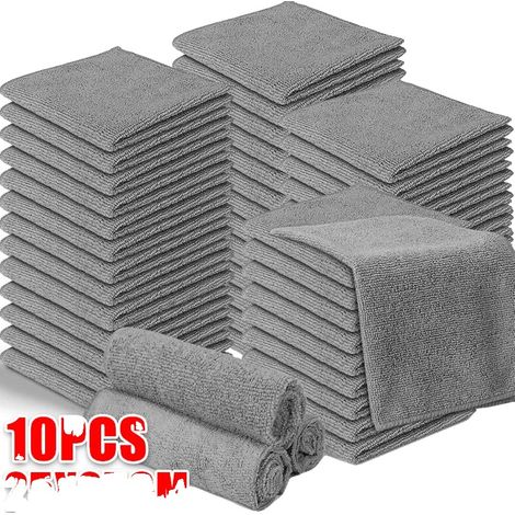 Mikrofaser-Reinigungstücher, super saugfähig, wiederverwendbar, 10PCS (1/2)