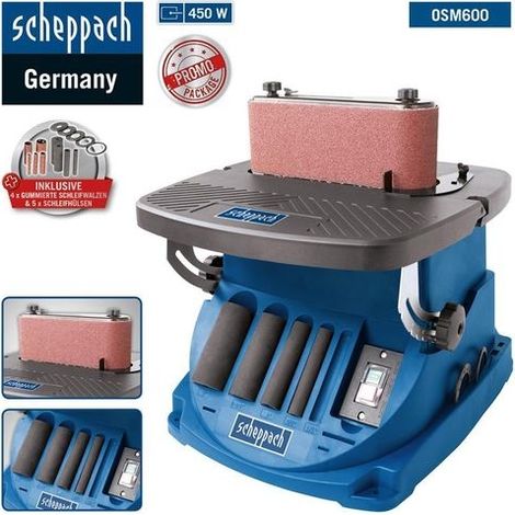 LIJADORA DE BANDA Y EJE OSCILANTE 450W SCHEPPACH SC-OSM600