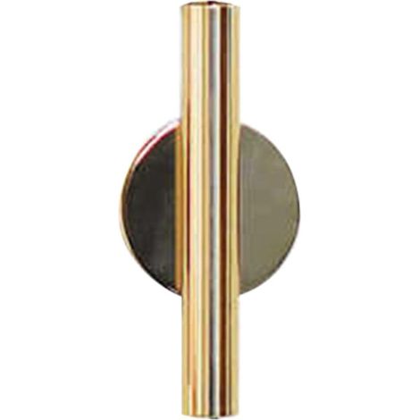 Vase mural élégant en fer doré ABOOFAN, style pour fleurs séchées, design magnétique (1/5)