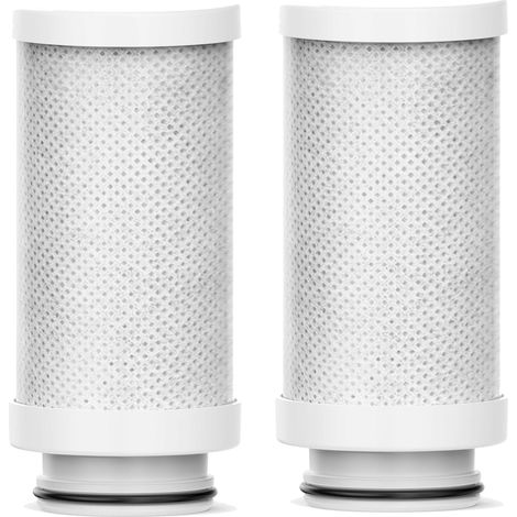 cartouche filtre eau, filtre charbon eau, filtre à bloc de carbone, système de filtration du robinet, filtre à charbon actif (2 cartouches charbon filtre eau) (1/5)