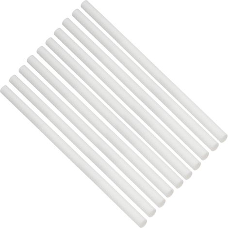Lot de 10 bâtonnets filtrants en coton de rechange pour humidificateurs portables USB, diamètre du noyau : 10 mm (1/2)