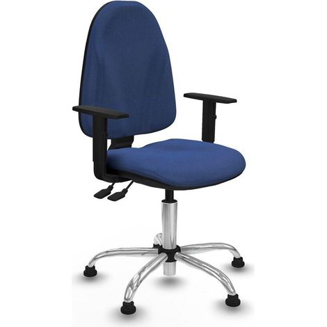 Piqueras-y-crespo Silla ergonómica azul marino regulable (1/3)