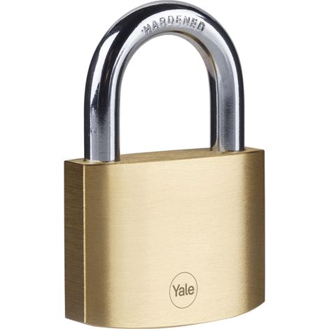 Cadenas laiton 60 mm, anse acier cémenté, 3 clés - Pour Casier Scolaire Ecole, Vestiaire de Sport, Boîte à Outils, Armoire (1/5)