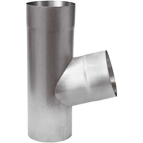 GRÖMO ALU Rohrabzweig ALUMINIUM 72° ø100/80, 84972 (1/2)