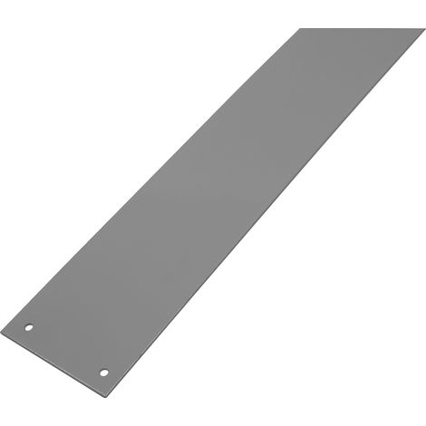 Meiser – Contremarche contrastée 100x900 mm aluminium thermolaqué gris – Fixation à vis ou colle – Conformité sécurité escalier – Adaptable sur tôle, béton, bois (1/2)