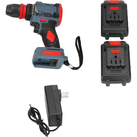 Electric Drill Bare Tool Brushless Speed Control Screwdriver Bare Tool with Light for 150mm Wood Steel (1/5)