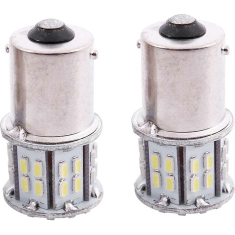 2x 1156 BA15S 382 P21W Blanc 50 LED SMD Feu arrière clignotant de voiture-- (1/5)