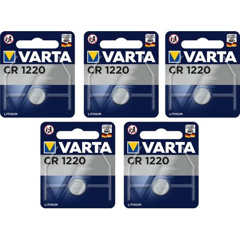 .Varta CR 1220 3V au lithium.