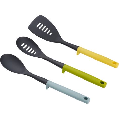 JosephJoseph Joseph Duo 3-teiliges Küchenset, modernes und funktionelles Design, elegante und praktische Farbe für Ihre Küche, ideal für stilvolles und organisiertes Kochen.