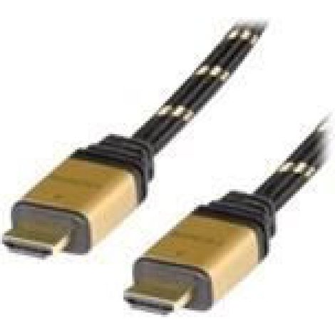 Câble vidéo-audio - - HDMI 19 broches (M) - 2 m - Noir - Connecteur HDMI 19 broches (M)