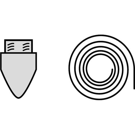 Vaillant Set 4 coni di montaggio/ausilio per inserimento per condotto fumi flessibile DN 80, 303513
