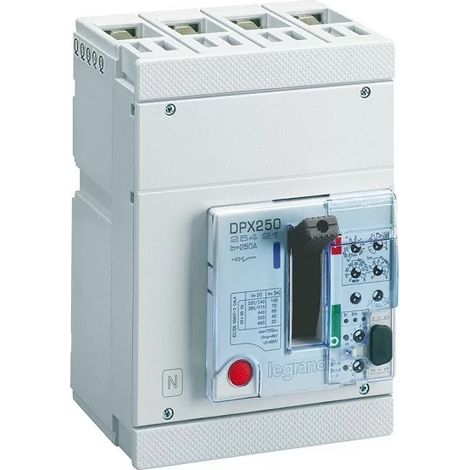 Interruttore automatico Legrand 025421 DPX-H 250 - elettronico S1 - 70kA 100A 4P