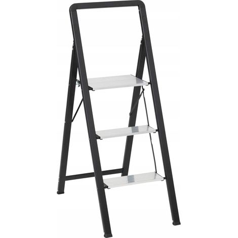 5five Escalera moderna gris 3 peldaños 105 cm