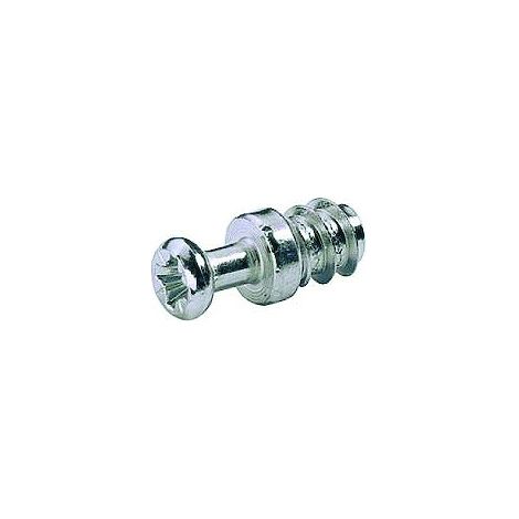 Hettich – Goujon vissé acier zingué 5 mm – Pour ferrures excentriques VB 35, 36, 135 – Montage facile avec chevilles Hettinject
