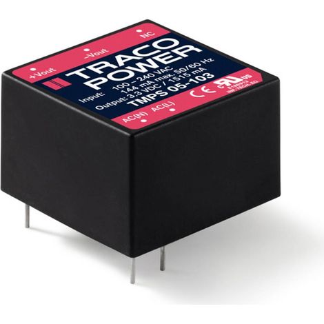 TracoPower TMPS 05-105 Alimentatore da circuito stampato AC / DC 5 V/DC 1 A 5 W (1/2)