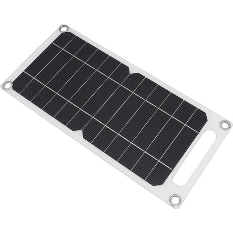 6-W-6-V-Solarpanel, monokristallines Silizium, wasserdicht, USB-DC-Typ-C-Ausgang, Solarladegerät für Camping, Reisen und Outdoor-Aktivitäten (1/5)