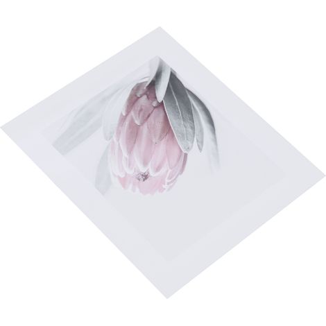 Tableau Toile Sans Cadre Rose Fleurs Décoratif Mur pour Salon Chambre Bureau Cuisine (1/5)