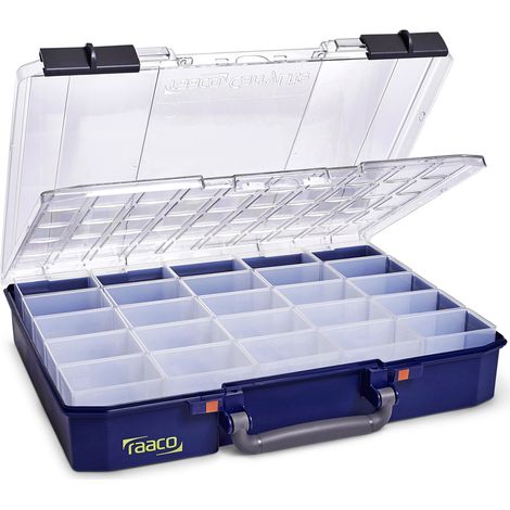 raaco CarryLite 80 5x10-25 DLU Sortimentskoffer Anzahl Fächer: 25 Inhalt 1 St.