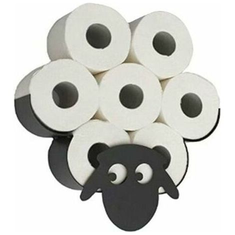Nazalus-Vente chaude-Porte-Rouleau de Papier Toilette Animal Porte-Papier Toilette Joli Animal Support Mural Chambre Porte-Rouleau de Toilette Cuisine Salle de Bain Accessoires mouton (1/5)