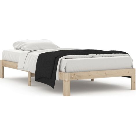Maison Exclusive - Massivholzbett Kiefer 100x200 cm