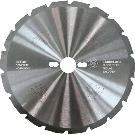 Lame de Scie Circulaire Diamant D. 216 x Al. 30 x ép. 2.2/1.6 mm x Z12 TP Négatif - Pour Muli-Matériaux - Diamwood