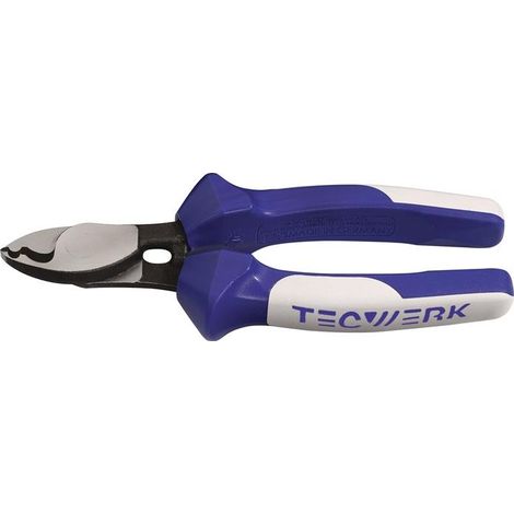 TECWERK Kabelschere L.160mm Kopf pol.Mehrkomp.-Hüllen TECWERK