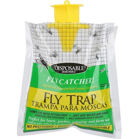 Piège à mouches jetable – Lutte antiparasitaire pratique et efficace – Piège à insectes suspendu – Non toxique – Sac à mouches (1/5)