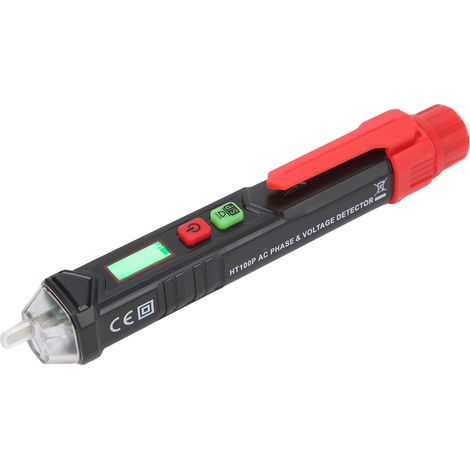 Testeur électrique HT100P : plage de mesure précise, séquence de phases automatique, détecteur de phase de rotation intelligent pour moteurs triphasés à courant alternatif. (1/5)