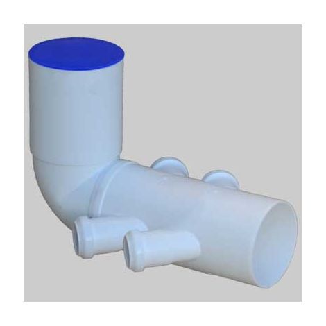 CURVA WC PROLUNGATA BIANCA 4 ATTACCHI  110x4040     WAVIN