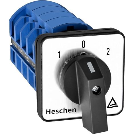 Commutateur rotatif universel SZW26-63/D404.4 660 V 63 A ON-OFF-ON 3 positions 4 phases 4NO+4NC 16 bornes CE (1/5)