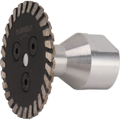 Lame de scie circulaire diamantée en acier allié haute dureté, frittée à chaud, pour la découpe de granit, marbre et béton (type joint), 50 mm / 2 pouces (1/5)