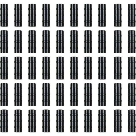 Packung mit 50 Clips für Gewächshausfolie, Set mit 25-mm-Gewächshausfolienclips für Kunststoff, Befestigungsclips für Gewächshausfolie, Insektennetze, Schattierungsnetze für Gewächshäuser (1/5)